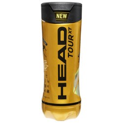 Мяч теннисный HEAD TOUR XT 3B, уп.3 шт,одобр.ITF,сукно,нат.резина,желтый 026461