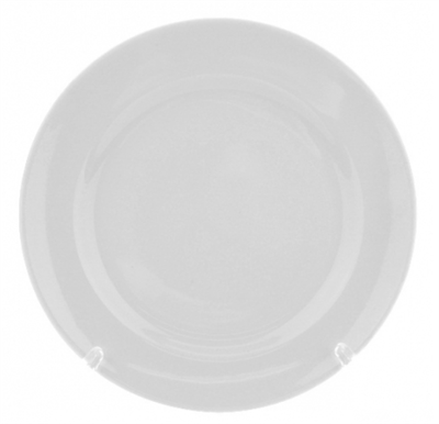 Тарелка мелкая Добруш Идиллия Белая, 20см, фарфор 0283094968