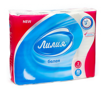 Туалетная бумага - 2 слоя 0282919