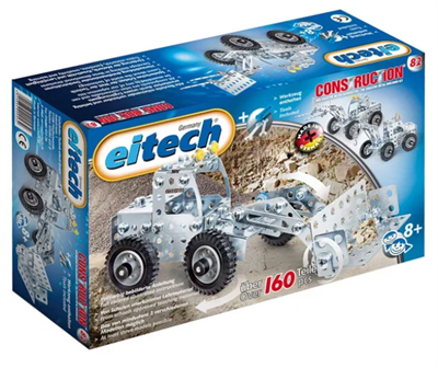 Конструктор Eitech металлич. 'Колесный погрузчик'(160дет,3 модели) 00082 0281208
