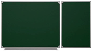 Двухэлементная(П) магнитная полимерная школьная доска 3000х1000 (меловая) 02829432