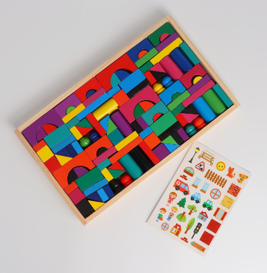 Конструктор «Городок». Набор №1, детали: 6×3 см, 2×4 см 027241