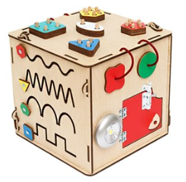 Бизи-куб + свет (25х25х25) 0280403