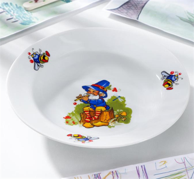 Тарелка глубокая «Лесовичок», 230 мл, d=20 см, рисунок МИКС 026311