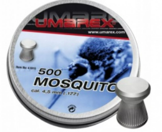 ПУЛЯ ПНЕВМ. UMAREX MOSQUITO 0.48 Г, 4.5 ММ (500 ШТ), С НАСЕЧКАМИ 027540
