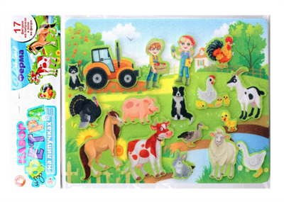 Набор из фетра на липучках «Ферма» 0282848