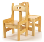 СТУЛ ДЕТСКИЙ РЕГУЛИРУЕМЫЙ ИЗ МАССИВА ХВОЙНЫХ ПОРОД ДЕРЕВА 2 00157