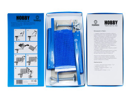 Сетка для настольного тенниса TORRES Hobby, в комплекте с металическими стойками 0280074