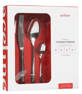 Набор столовых приборов Aceline 24 шт. 0283095232
