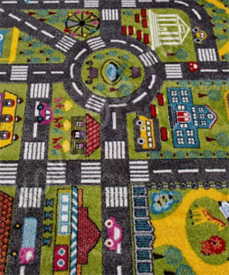 Ковер дорога  2*3 (темный фон) 027763