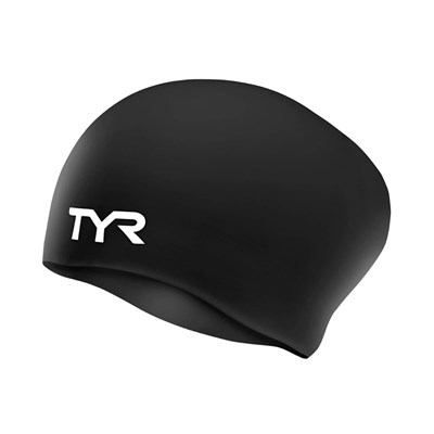 Шапочка для плавания подростковая TYR Long Hair Wrinkle-Free Silicone Cap Jr 57748