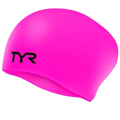 Шапочка для плавания подростковая TYR Long Hair Wrinkle-Free Silicone Cap Jr 57749