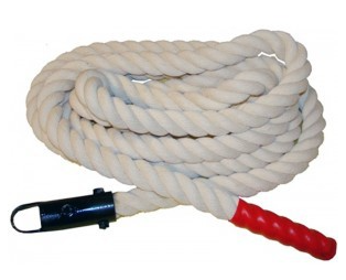 Хлопковый канат для лазания 9м d40мм белый 0283095283