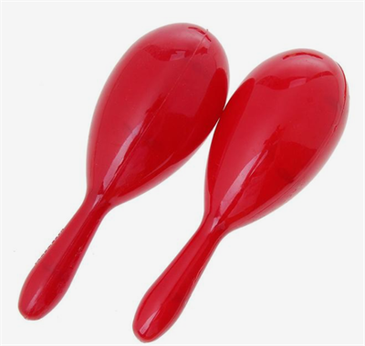 Маракас однотонный, набор 2 шт., красный HHmTIddNhGFVJE88SQaZW1