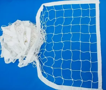 ВОЛЕЙБОЛЬНАЯ СЕТКА, ДИАМЕТР 3,0 ММ, БЕЛАЯ, ПАРАШЮТНАЯ СТРОПА, ОБШИТАЯ С 4-Х СТОРОН 0282564