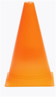 Конус тренировочный сигнальный из пластика, высота 20 см 0283095601