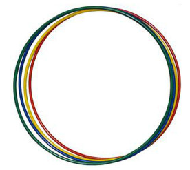 Обруч алюминиевый, диаметр 90 см, окрашенный 0280528