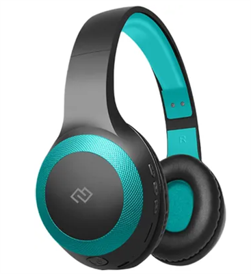 Наушники Digma BT-15, Bluetooth/3.5 мм, накладные, черный/голубой 0BAiWOtDhE3zTjGgvyoFz3