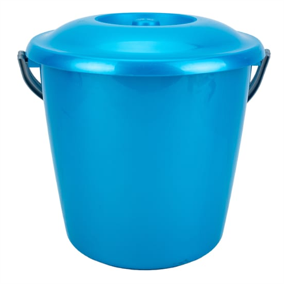 Ведро 10 л, с крышкой пластик 02829172 - фото 1434919