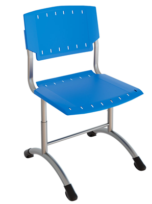 Стул ученический регулируемый «Сигма» на круглой трубе Пластик 0282832
