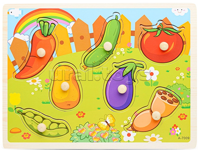Пазл-вкладыш "Овощи" в ассортименте kKA-oi0jizuARnL53gnvd2