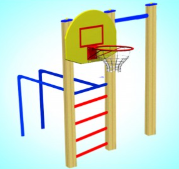 Спортивный комплекс с брусьями 02829591