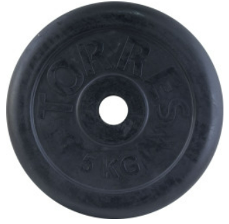 Диск обрезин. TORRES 5 кг, d.31мм 025694