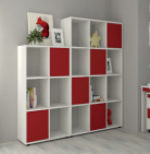 СТЕЛЛАЖ КНИЖНЫЙ 18 ЯЧЕЕК ТОЧКА РОСТА 0280903