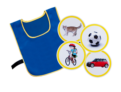 Комплект жилеток с тематическими картинками 026128