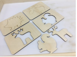 Трафареты Звери (8 шт.) 027871