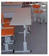 Стол ученический двухместный. Регулируемый 027831