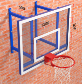 Ферма с выносом 500 мм с тренировочным щитом 1200х900 из оргстекла и усиленным кольцом. Ou0IJ3AphLKwOeQQwOeX32