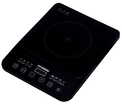 Плита Индукционная Hyundai HYC-0106 черный стеклокерамика (настольная) 0283094938