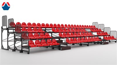 Трибуна телескопическая 4-х рядная на 84 места ОС-15510