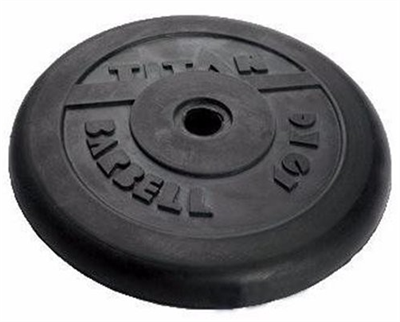 Диск обрезиненный для штанги 10кг d31 02830962917