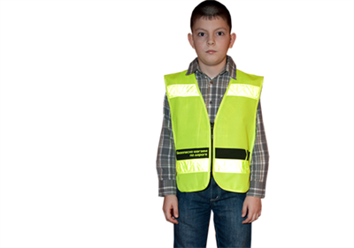 Световозвращающий жилет на молнии для пешеходов 02829265