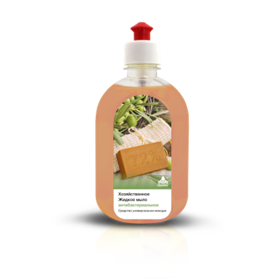 Мыло хозяйственное жидкое Ника антибактериальное 0,5 л. 026183