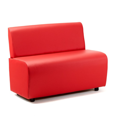 Диванчик красный Экокожа 0280143