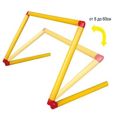 Барьер для тренировок, высота 8-60 см, ширина 80 см 30510