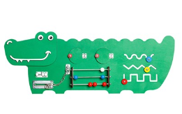 Бизиборд "Крокодил" (88х35х3) 0280381