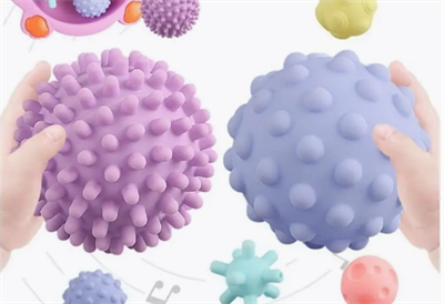 Тактильные мячики массажные развивающий набор 026025