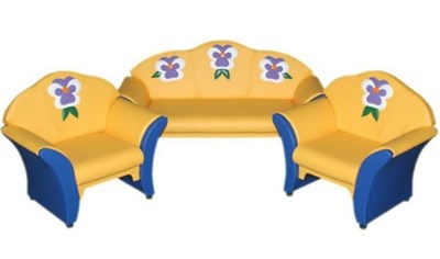 «Божья коровка» комплект мягкой игровой мебели 0281084