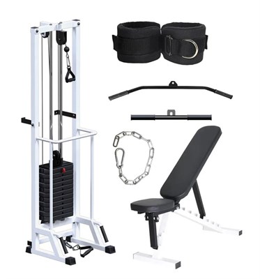 "ТОНУС" 60 КГ СО СКАМЬЕЙ (ПЛАСТИКОВЫЕ ГРУЗА) 0281287