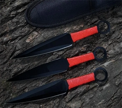 Набор ножей (кунай), длина лезвия 10 см 027522