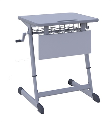 Парта NOMAD V одноместная регулируемая по высоте. с антивандальной  полиуретановой кромкой. iM6Uwkseh5jAvibuq5b5N2