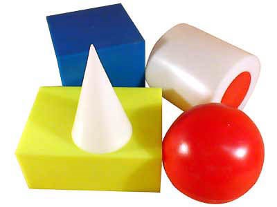 Набор геометрических тел демонстрационный 027592