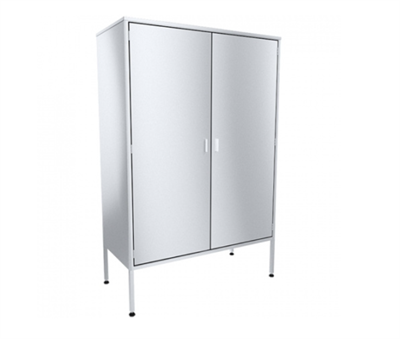 Шкаф для хлеба двери распашные нерж (5 полок), сварной (1200х565х1830 (1850) мм) 0283096018