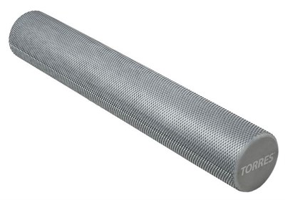 Ролик массажный TORRES, диаметр 15см, 90 см длина, серый 0281253