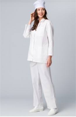 Костюм повара женский Тк.Бязь, белый 0281720