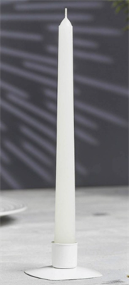 Свеча античная, 2,2х 25 см, лакированная белая DcPr6TIAjWNE9Jqmeh9U42